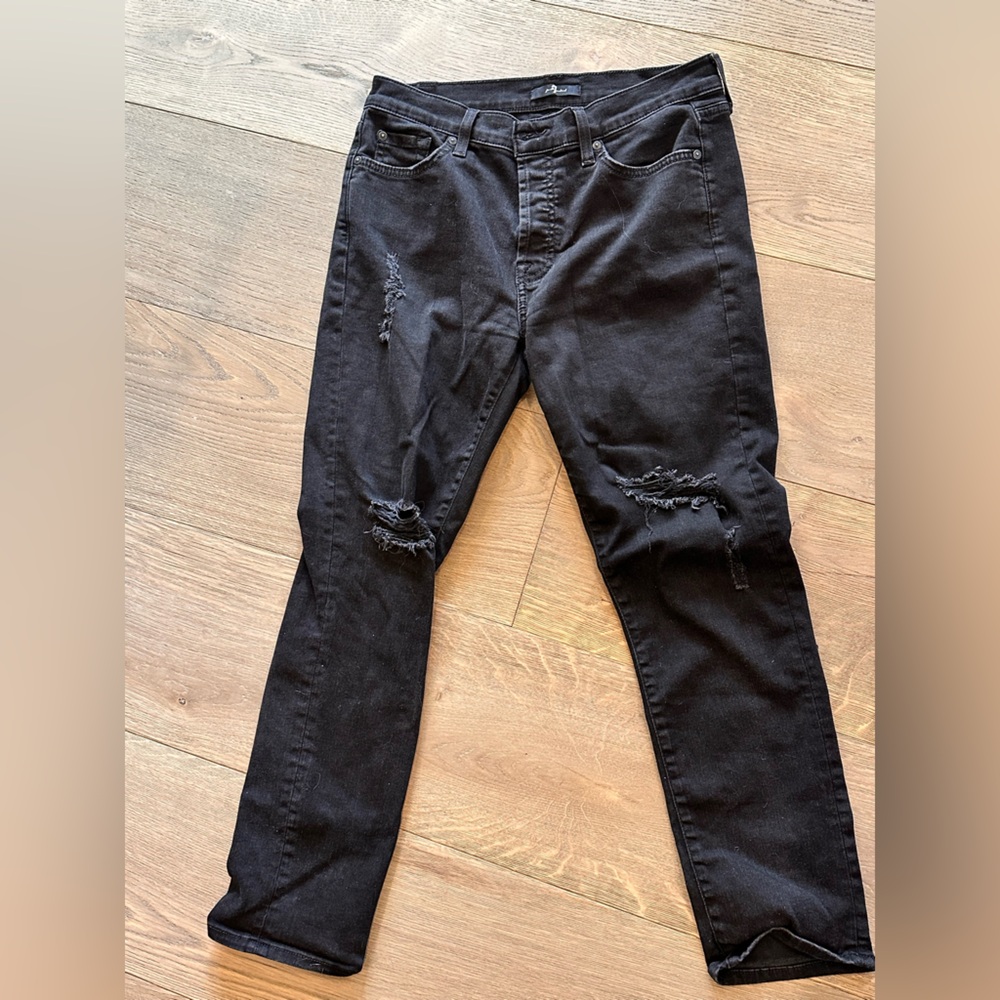 Women’s 7 For All Mankind black josephina